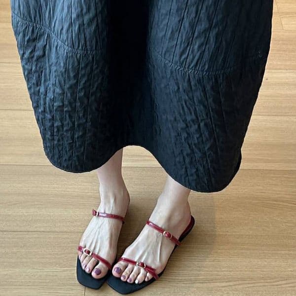 Ddmysports Ddmysports Niche Versatile Open Toe Sandals Summer New Style Elegant Flat Outdoor Dress Slippers Shoes Outdoor Shoes