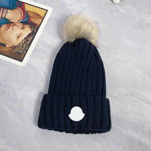 kids beanie luxury designer beanie bonnet hat winter warm skull caps with pompom Elastic hats for both men and women fashion Knitted hat beanies Dust-proof bag