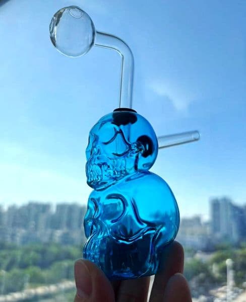 frag bubbler Colors Small grenade Bong Tortoise Design Water Pipe Showerhead Percolator 6 Inches Heady Glass Mini Oil hand grenade In STOCK