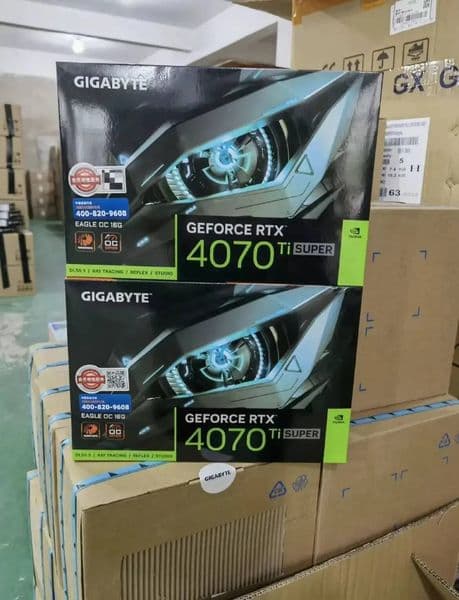 2025 40 Series 4060 4060ti 4070 Super 4070Ti SUPER 4080 4090 GDDR6X 256bit GPU Gaming Graphics Card