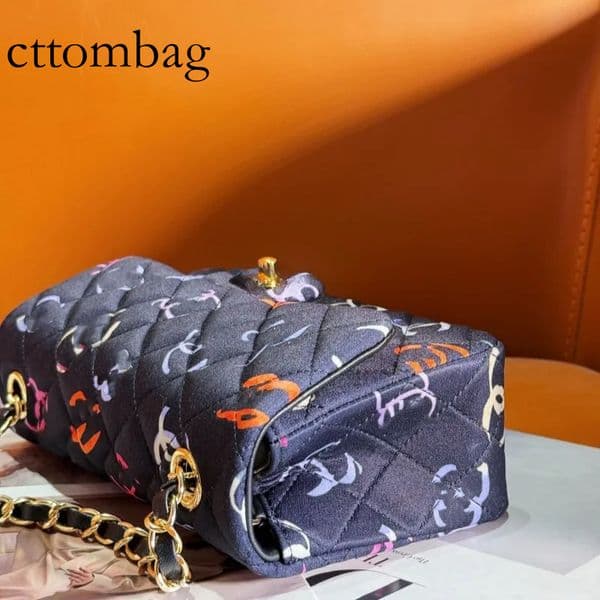 cc 10A Desiginer bag classics grid Mirror quality Desiginers shoulder bag handbag crossbody Official original imported Genuine leather messenger bag AS01112 c13