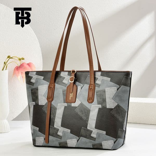 TB BHULAMTE Free Shipping New Designer Bag Color Blocked Large Capacity Women's Handbag 2025 Simple Handbag Retro Casual Crossbody Bag Handbag