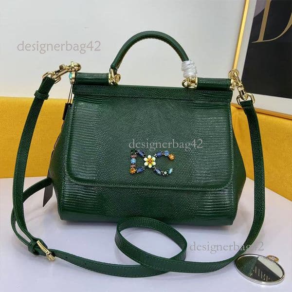 Luxury D Brand Crossbody designer bag High End Fashion Versatile Women S Bag Lizard Pattern Series Exquisite Little Style