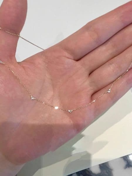 Mini Love Flash Diamond Collarbone Women Beautiful Necklace Niche Neck Chain Jewelry