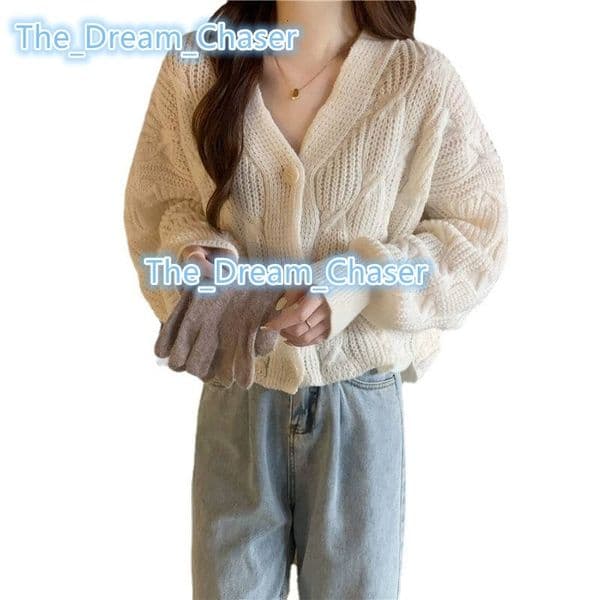 NNR Women Jacquard Knitwear Ladies Girls Winter Knit Top Cardigan Women Knitted Sweater
