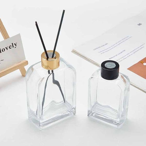 Luxury Aromatherapy Bottle 100ml 200ml 350ml Clear Empty Reed Diffuser Bottle Home Fragrance sea shipment