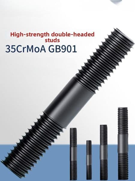 12.9 Grade High-Strength Double-Head Bolts Screws GB901 Studs Threaded Rods M12 M14 M16~M36