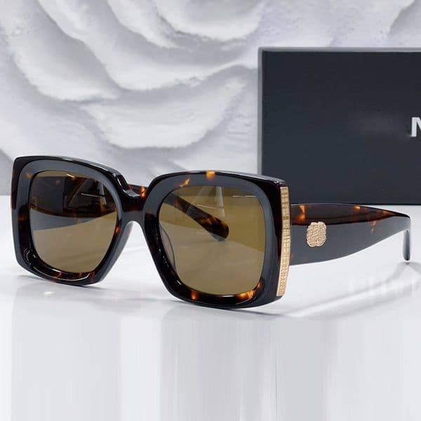 Mens Ladies Rectangle Sunglasses Luxury Womens Gradient lenses Party Sunglasses CH5435 Designer Acetate Frame Side Metal Decoration UV400 Top Quality Eyewear