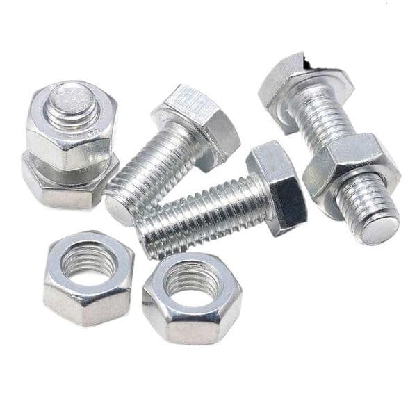 Gaanized Hex Socket Extended Bolts Screws Nuts Set M4M5M6M8M10M12M14M16M18M20