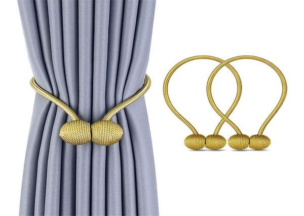 Magnetic Ball New Pearl Curtain Simple Tie Rope Accessory Rods Accessoires Backs Holdbacks Buckle Clips Hook Holder Home Decor9437173