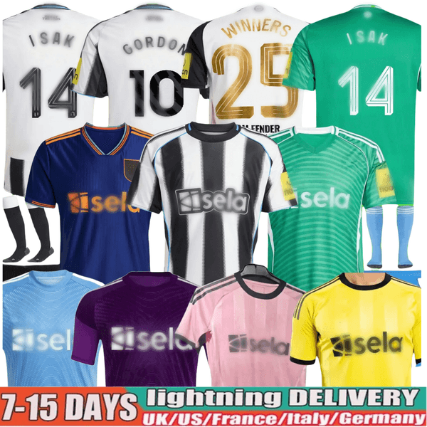25 26 Woltemade WISSA newcastl e soccer jerseys Elanga CARABAO CUP FINAL burn 2025 2026 BARNES BRUNO G. Gordon MURPHY TONALI Football Shirt Home THIAW fans