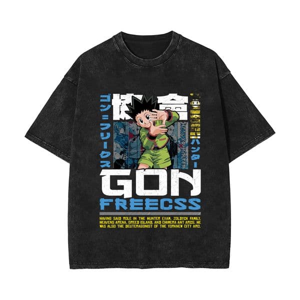 2025 New Summer Anime My Hero Academia European-Style Washed Vintage Short-Sleeve T-Shirt - TT8794