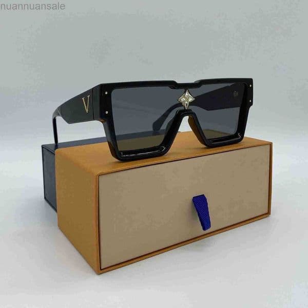 Sunglasses Luxury Designer Womens Fashion Large Frame Square mens sunglass Oversized Glasses millionaire sunglasses Z1547E Vintage woman eyeglas