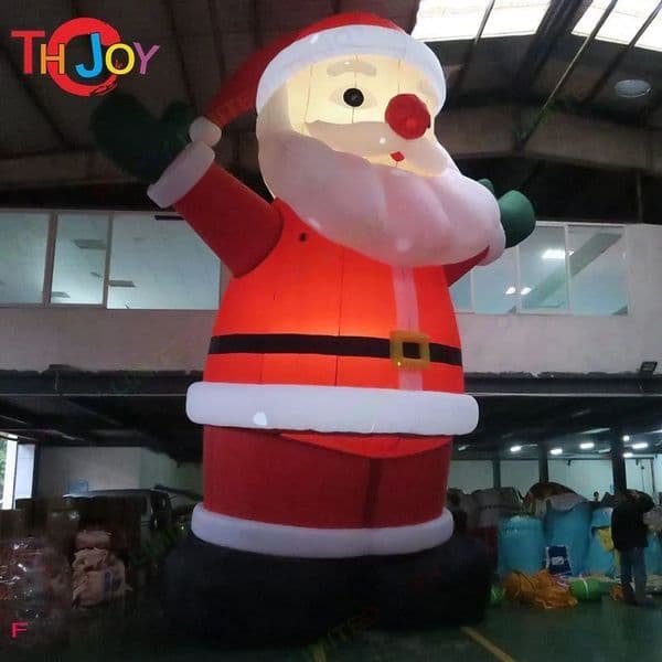 10m 33ft Outdoor Activities Customized Christmas Character Inflatable Lofty Santa Claus 10m Giant Air Blown Santa Model Balloon for sale 632121