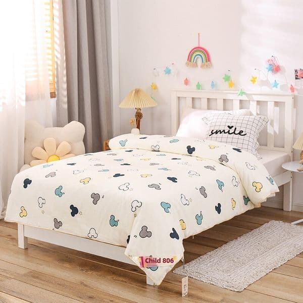 2025 New 60-Count Cartoon Long-Staple Cotton Mulberry Silk Four Seasons Quilt Kindergarten Nap Bedding