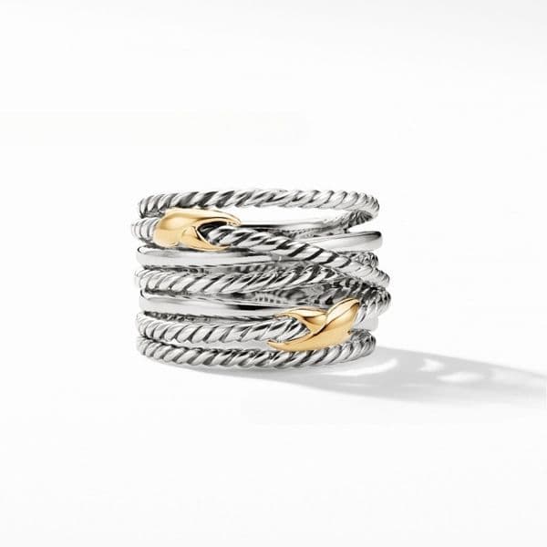 Retro Design Ring Unisex 925 Silver Ring Twisted Braided Diamond Ring Niche Punk Style Ultra-high Quality Holiday Gift