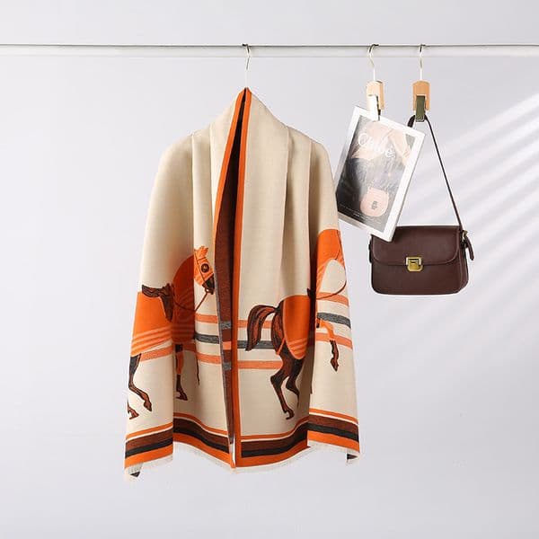 Designer Fashion Pattern Shawl Unisex Warm Winter Scarf with Artistic Design for Daily Wear & Travel big size 190x65cm