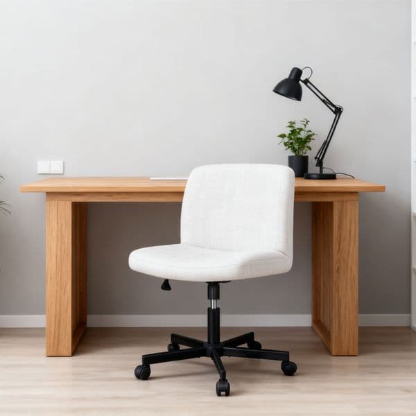 Simple fabric adjustable height office chair