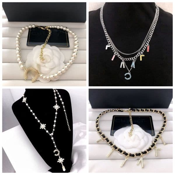 Necklace Designer High Quality Alloy Jewelry Fashion Gift Women's Pearl Necklace with Diamond Jewelry Daily Wear