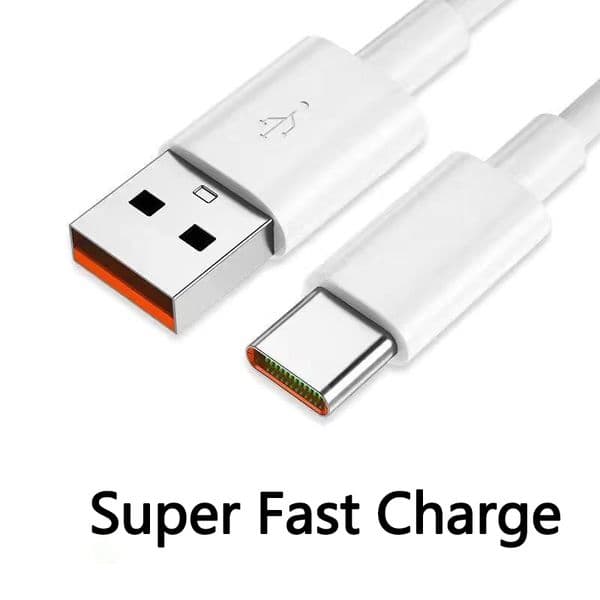 7A 100W Type C USB Cable Super-Fast Charge Cable for Huawei Mate 40 30 Xiaomi Samsung 2025 Fast Charging USB Charger Cables Data Cord