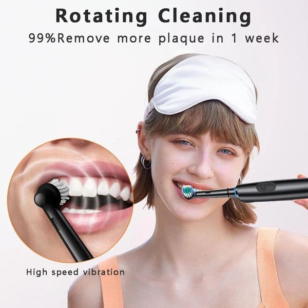 2026 New Rechargeable Electric Toothbrush Rotary Clean Waterproof Smart Tooth Brush With Timer 8 Replacement Heads Oral Care Tools For A