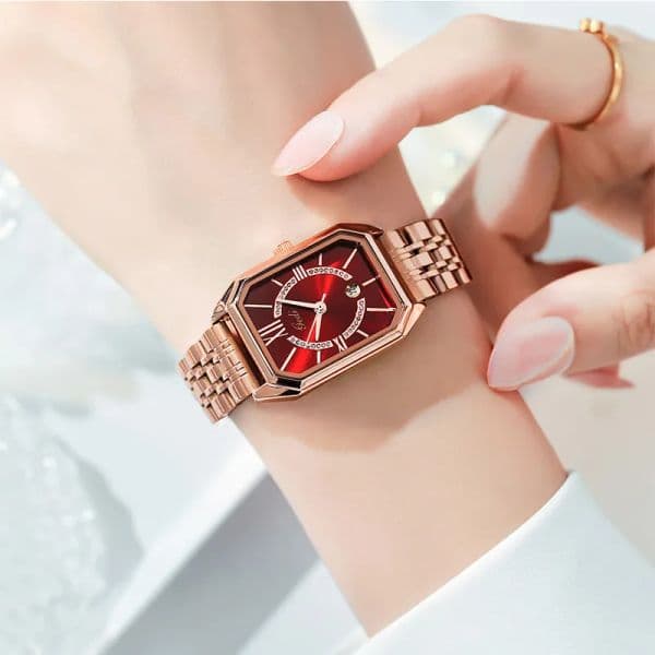 Other Clocks Womens simple light luxury fashion small square temperament quartz watch montre de luxe gifts