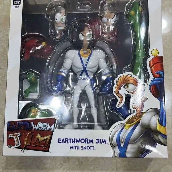 Pdna Earth Worm Jim Action Picture Series Games Surrounding Worm Body Jim Head Bob Killer Goldfish Professor Monkey Psy Crow W250103