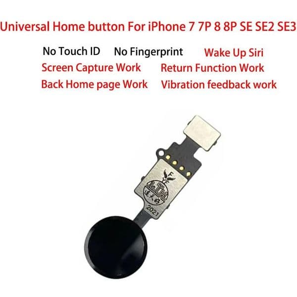 10PCS Universal Home Button Menu Keypad Return Flex Cable 2025 Assembly For iPhone 7 8 Plus