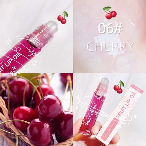 Transparent Fruit Nutritious Lip Gloss Lipgloss Natural Color Change Jelly Liquid Lipstick Moisturizing Lip Gloss Cute Lip