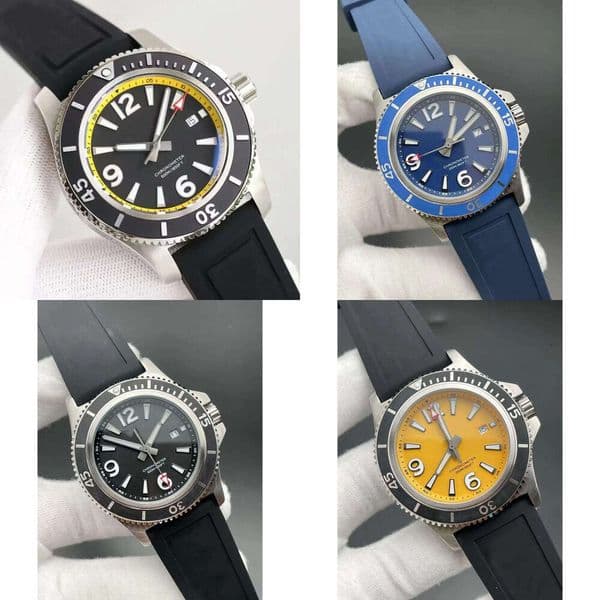 New old brand fashion fully automatic nical watch multi-function classic waterproof rubber strap couple model