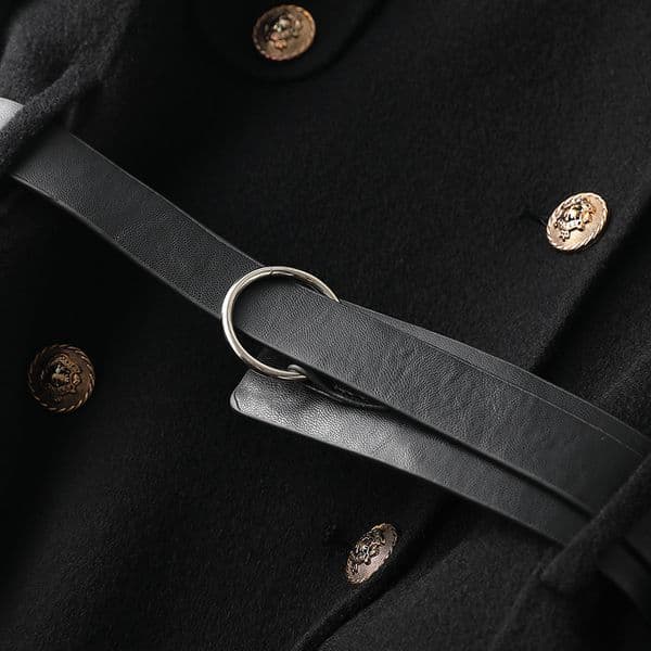 D3157 New autumn and winter double-faced wool cashmere coat for women, medium and long, loose, fashionable and high-end