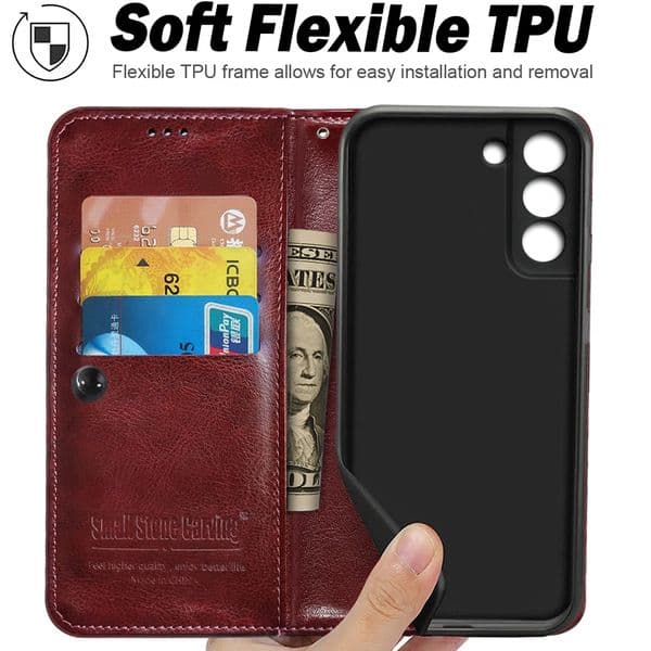 For Samsung Galaxy S21 Plus Case Leather Wallet Flip Case For Samsung 2025 S21 Plus case Book Cover Fundas Etui S21+ 5G phone Cases