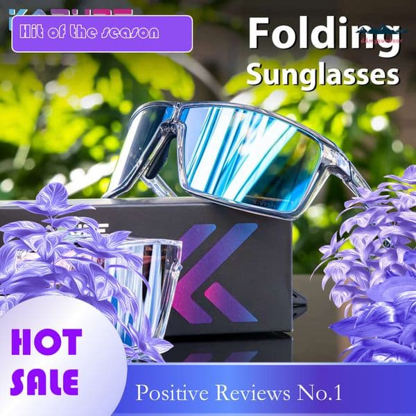 Ddmyoutdoor China Domestic Polarized Foldable Sunglasses Colored Multi Color Cycg UV Light Weight Runing Hiking Baseball Glasses