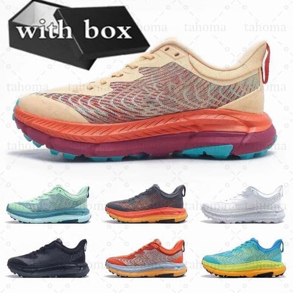 Mafate Speed 4 Running Shoes Designer womens mens running shoes sneakers Bill Gray Orange Blue Dark Citron Thyme Fiesta Black Rainbow Purple Blue Lime Peach Powder