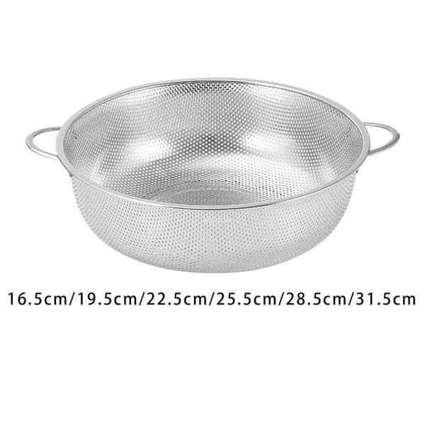 Stainless Steel Colander Strainer Multipurpose with Handle Vegetables Fruit