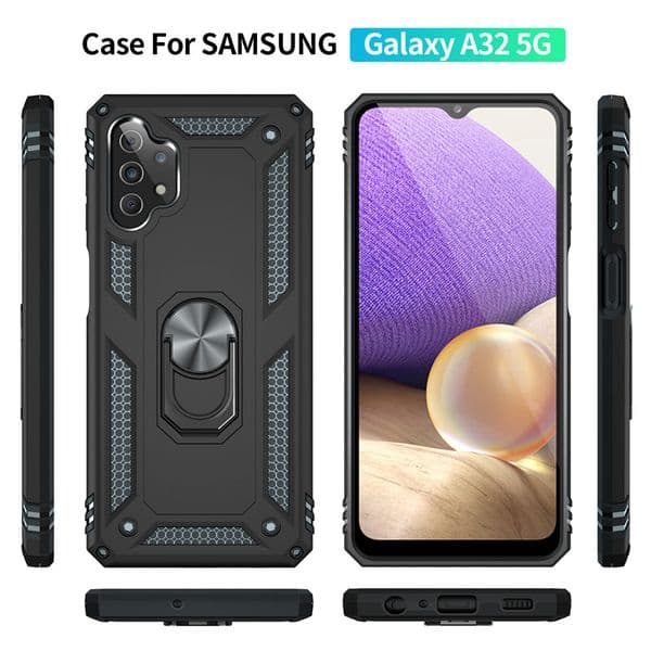 For Samsung Galaxy A32 Case Armor 2925 Shockproof Magnetic Ring Stand Holder Case For Samsung A32 A 32 5G A326B Sm-A325F Back Cover