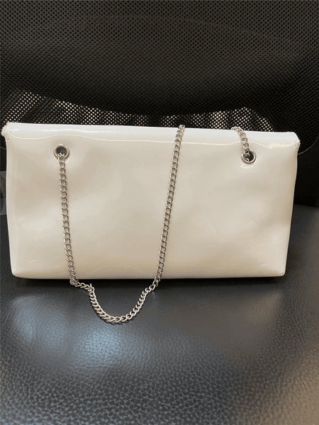 C Classic style Bags White and pink PU Coat of paint chain Bag women handbag Cosmetic Makeup Storage Case VIP gift bag