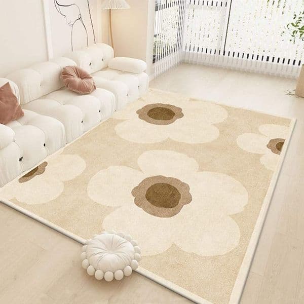Casa Soggiorno Tappeto Camera Pieno Imbottito Addensato Facile Cura Pavimento Tappetino Camera Da Letto Comodino Coperta