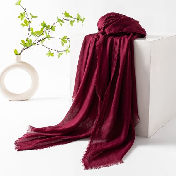 1-522 Autumn and winter solid color versatile cashmere scarf for men and women thickened