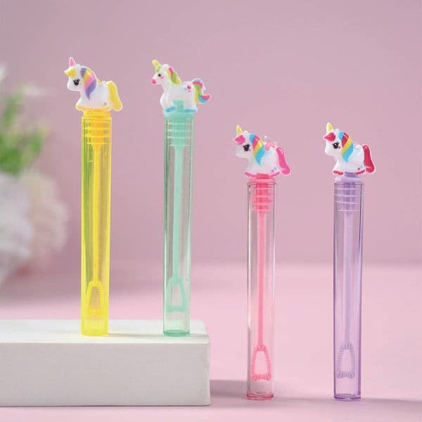 Cartoon Bubble Tube Soap Bottle Ocean Unicorn Strawberry Birthday Party Supplies Kids Favors Wedding Guests Gift Party Decor