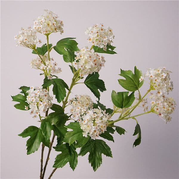 4Pcs/lot Artificial Flowers Snowball White Hydrangea Wedding Background Decoration Home Party Flower Arrangement Fake Hydrangea