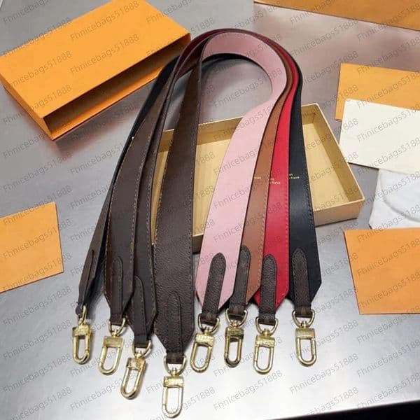 Designer Belt Bag Women Monograms Bags Parts Accessories Strap France Luxury Letters Printed Canvas Handbag Straps Lady Cross Body Leather Metal Hardware Belt
