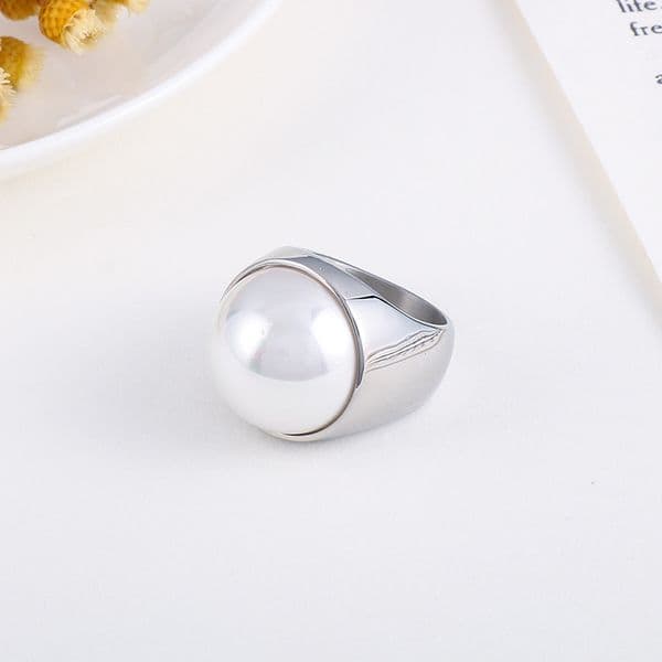 Fashion Women Men Circle Rings Stainless Steel Silver Gold Open Jewelry A Gift