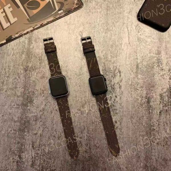 Designer Apple Watch band IWatch leather strap suitable for Apple Wrist Strap 42mm 44mm 45mm 49mm S10 luxury S8/SE trendy leather strap S7 couple