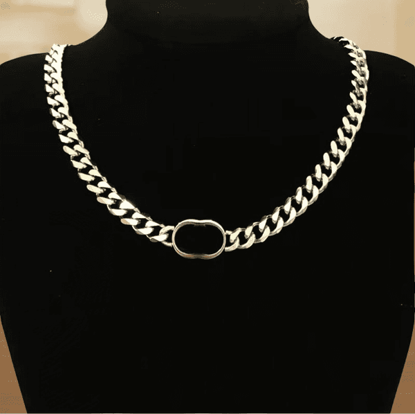 Mens designer necklace for woman luxury necklace plated gold letter chain designer jewelry bijoux no fade pendants womens necklace fashionable fa0104 C4