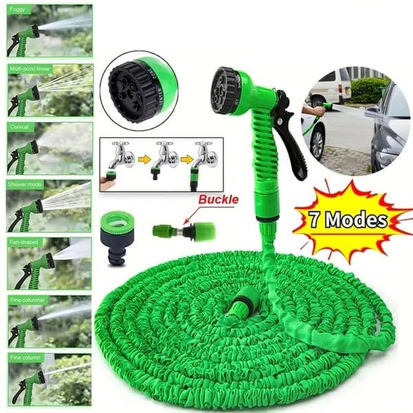 Garden Hose Pipe Water Hose Expandable Magic Hose 7 Patterns Water Gun Foam Pot flexible reels hose Car Wash Gun Sprayer