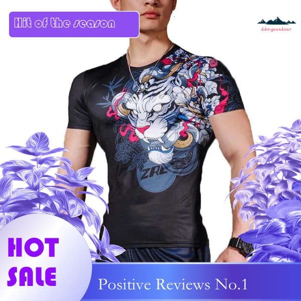 Ddmyoutdoor China Domestic Men Compression Running Short Base T Shirt Male Fiess Sport Basketball Football Gym Camping Hiking Riding Bottom Tee Clothes