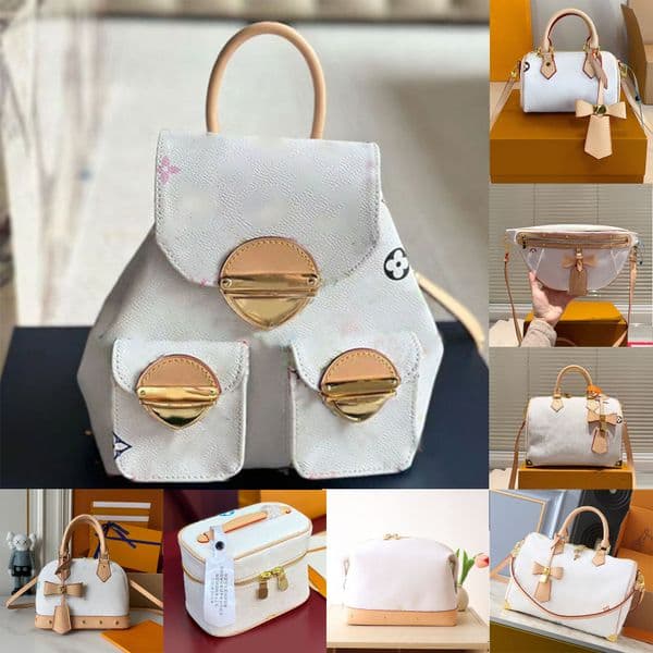 women murakami bag shoulder bag leather takashi handbag fashion designer totes rainbow colorful composite cherry blossom crossbody beach clutch panda 2025 wallet