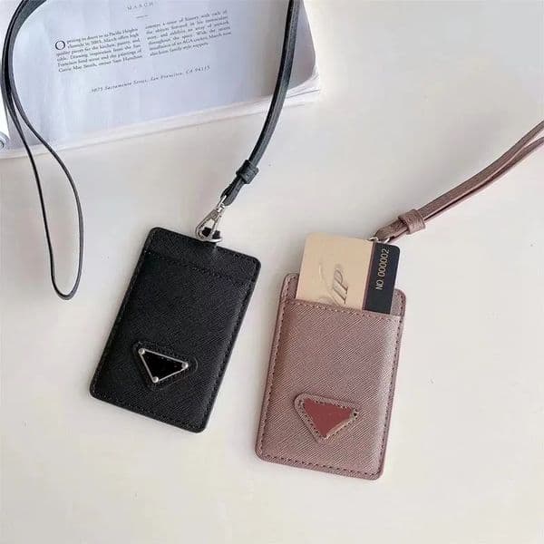Unisex triangle Designer Mini Wallets Coin Credit Card Holder Fashion leather Purse keyrings 5 colors epacket bag charm JLO0