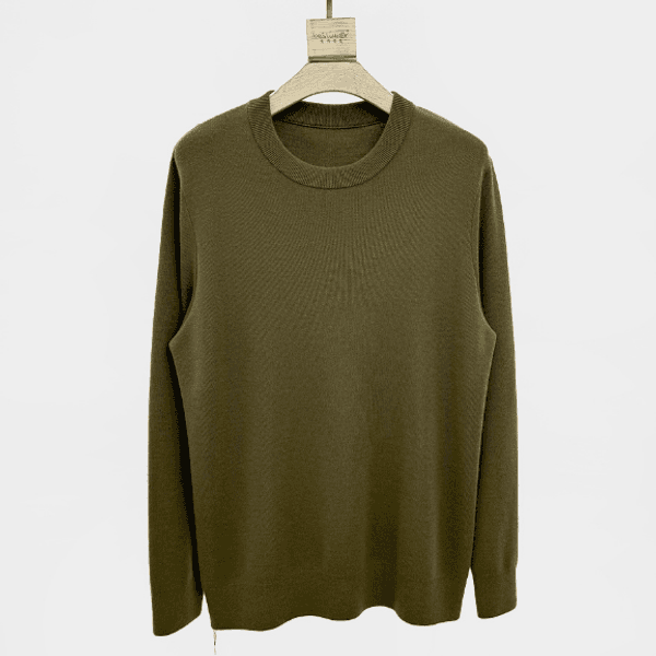 54 Men Wool Sweater Thick Warm Round Neck Autumn and Winter Bottoming